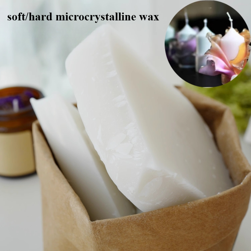 Candle Making Raw Material - 200 g/worek miękki/twardy wosk mikrokrystaliczny stały
