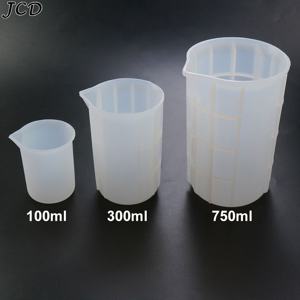 Candle Making Business - JCD 100ML/300ML/750ML silikonowy kubek pomiarowy ze
