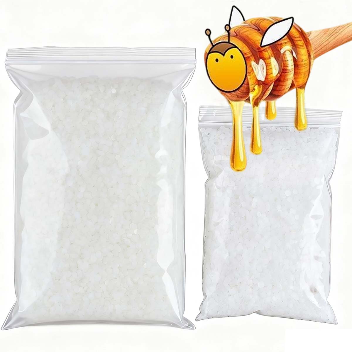 Candle Making Experience - 200g-1000g Biały Wosk Pszczeli Czysty Naturalny