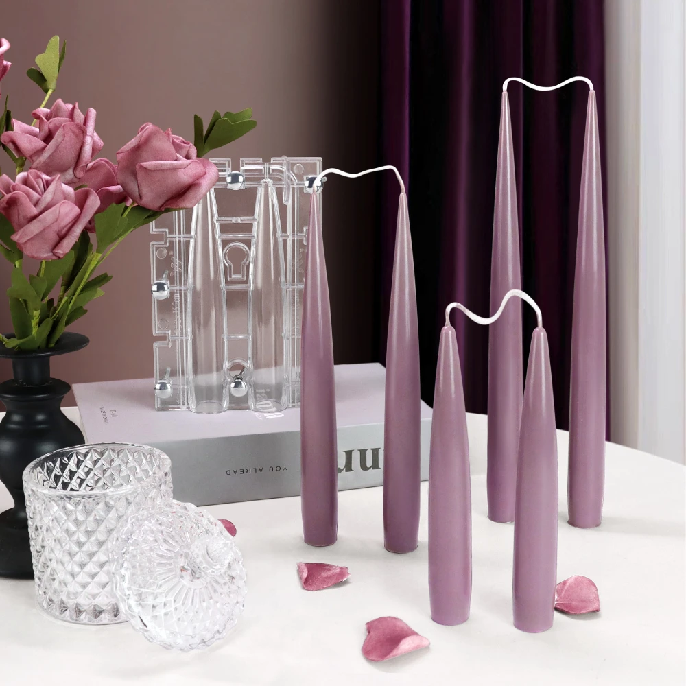 Candle Making Business - Dwupunktowa świeca kolumnowa Forma akrylowa Podłącz