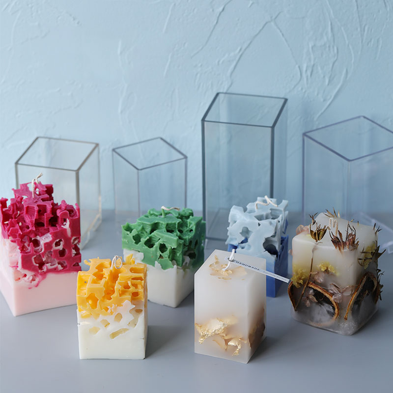 Candle Making Kits - Forma do świec 3D Kwadrat Prostokąt