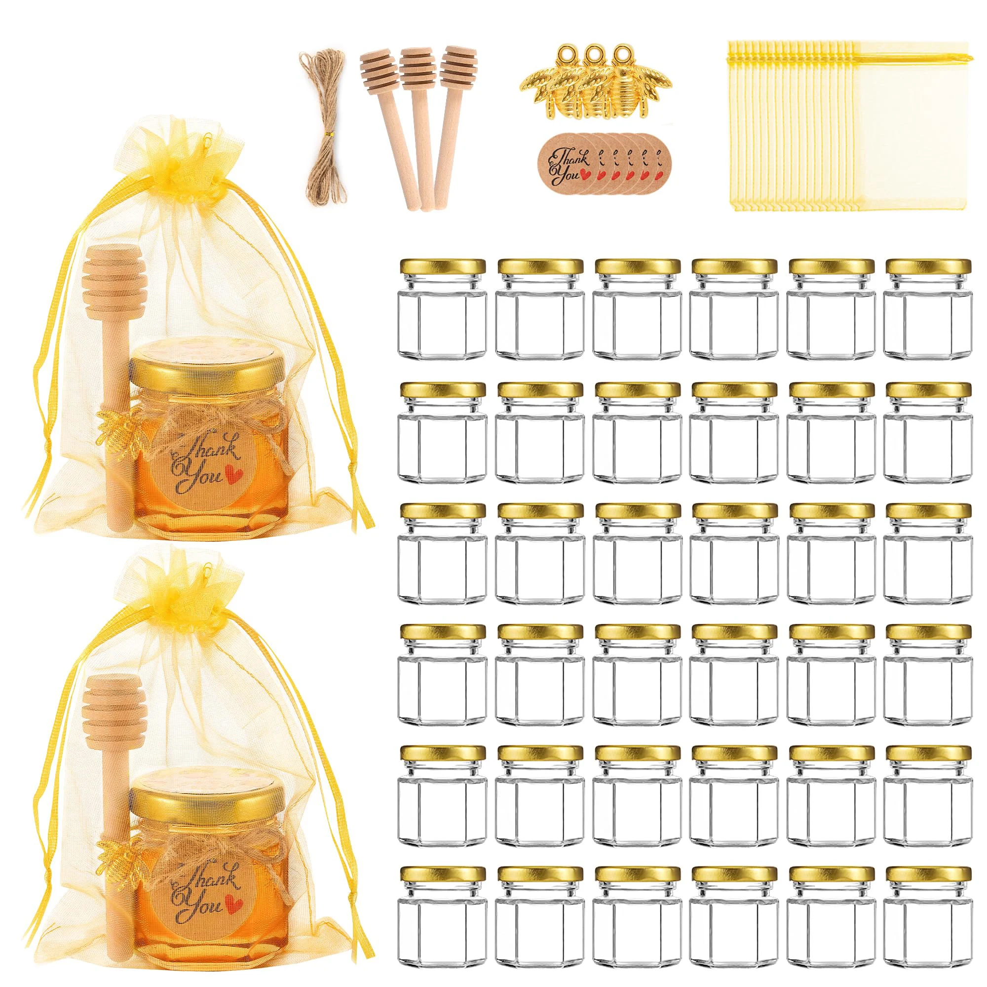 Szklane mini słoiczki na miód  – Candle Making Glass Jars recenzja i cena