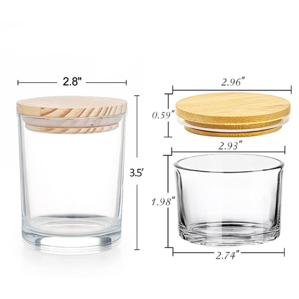 Szklane pojemniki na świece z  – Candle Making Glass Jars recenzja i cena