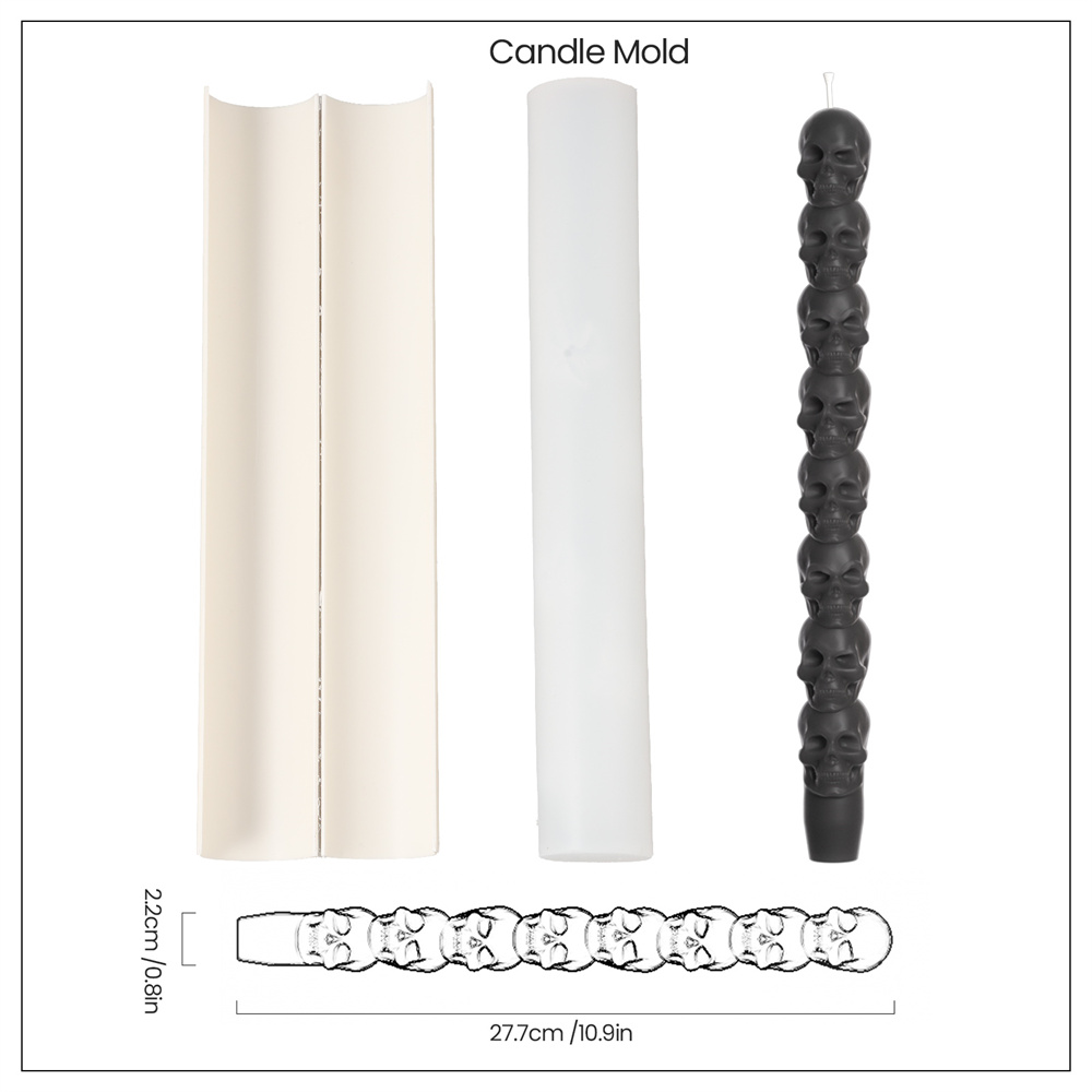 Upiorny stos Czaszka Silikonow – Candle X recenzja i cena