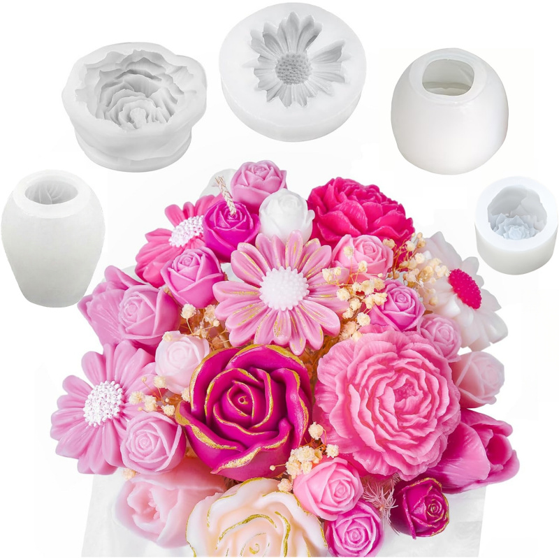 Zestaw 5 form do świec w kszta – Candle Making Kits recenzja i cena