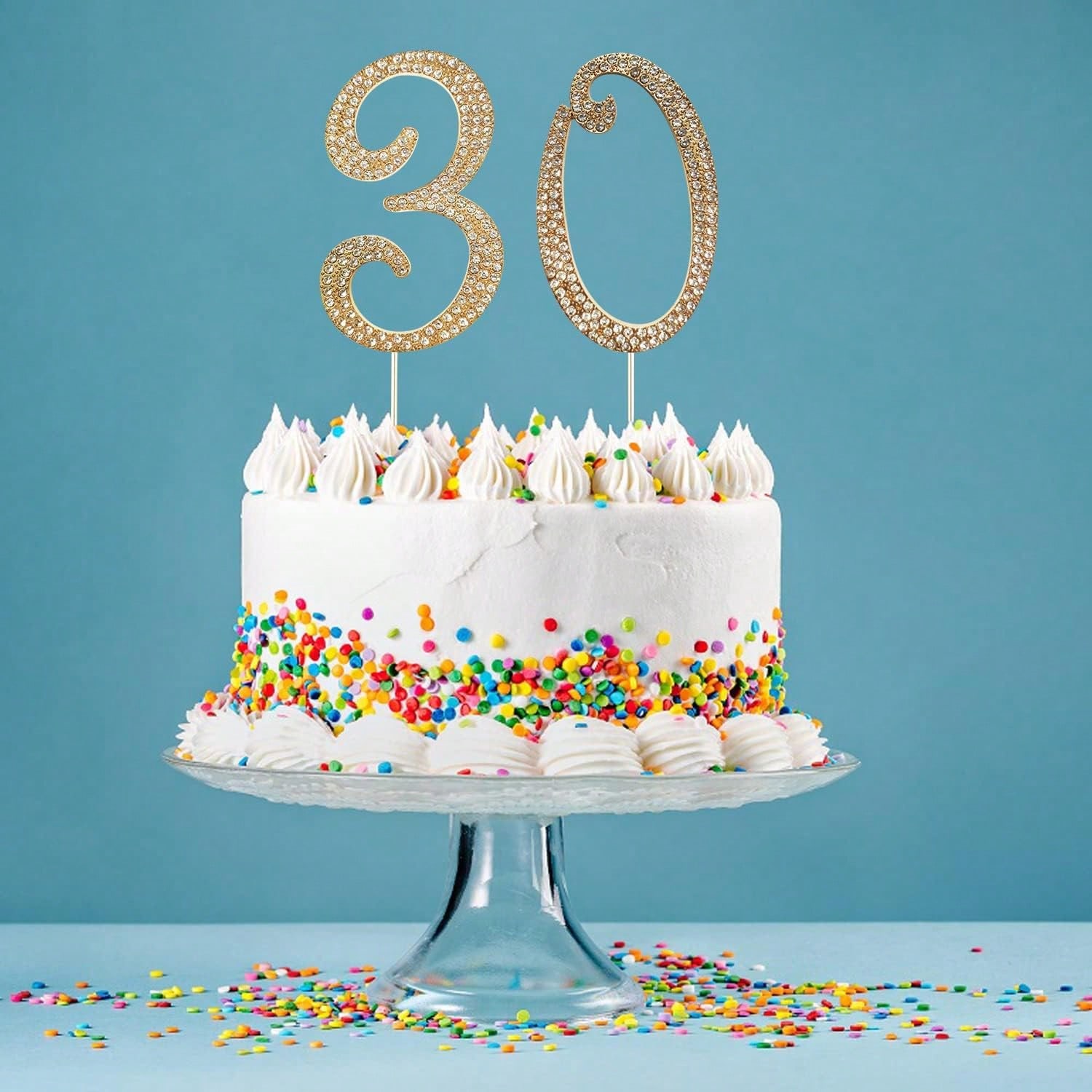 Duży złoty topper na tort z cy – Candle Making Business recenzja i cena