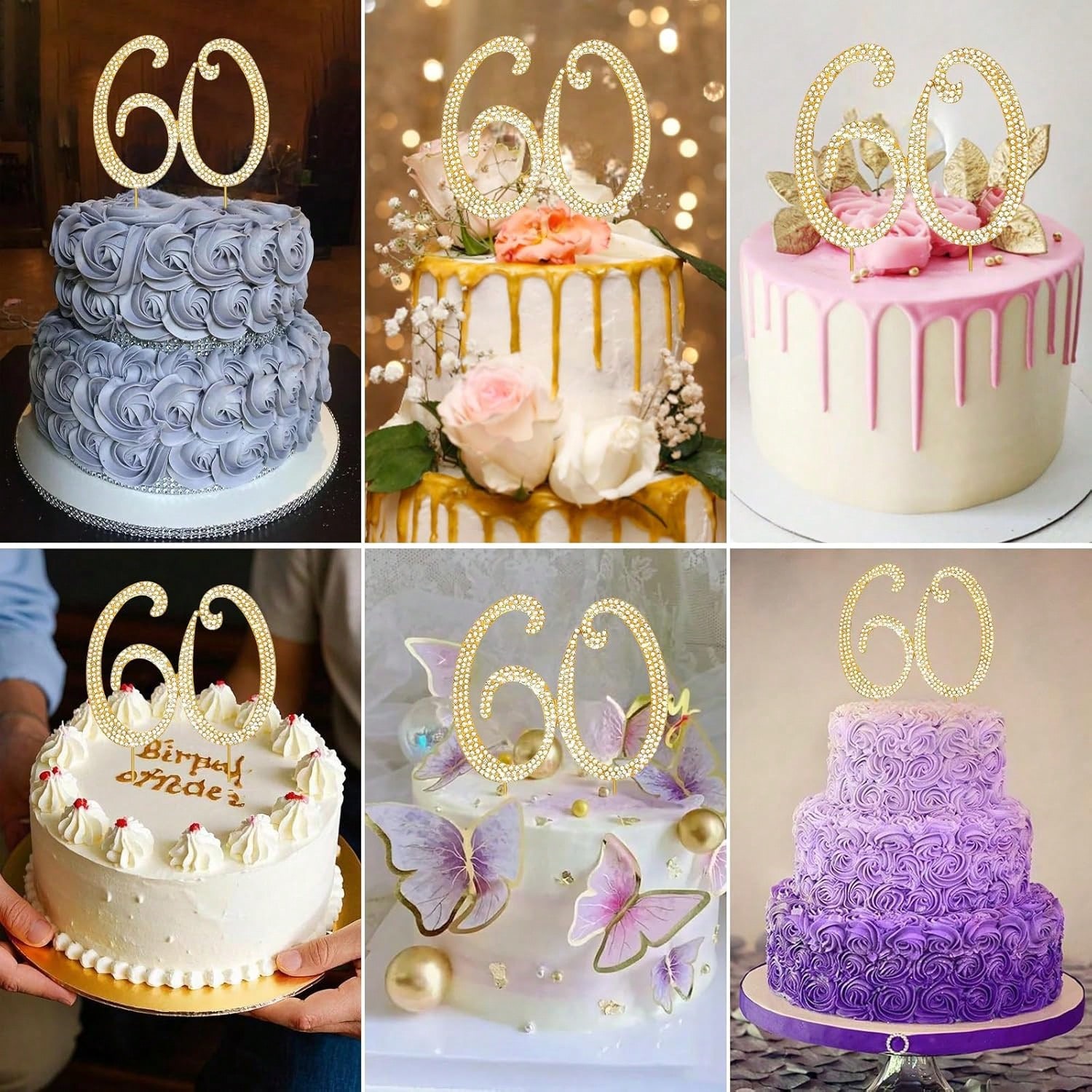 Duży złoty topper na tort z cy – Candle Making Business recenzja i cena