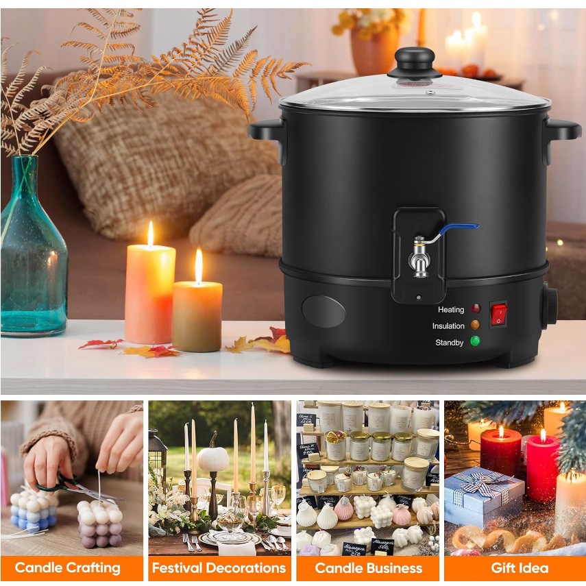 Elektryczny podgrzewacz do wos – Candle Making Wax recenzja i cena
