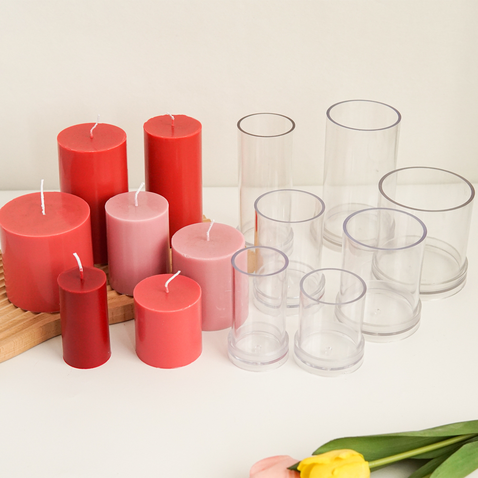 Różne cylindryczne formy do św – Candle Making Kits recenzja i cena