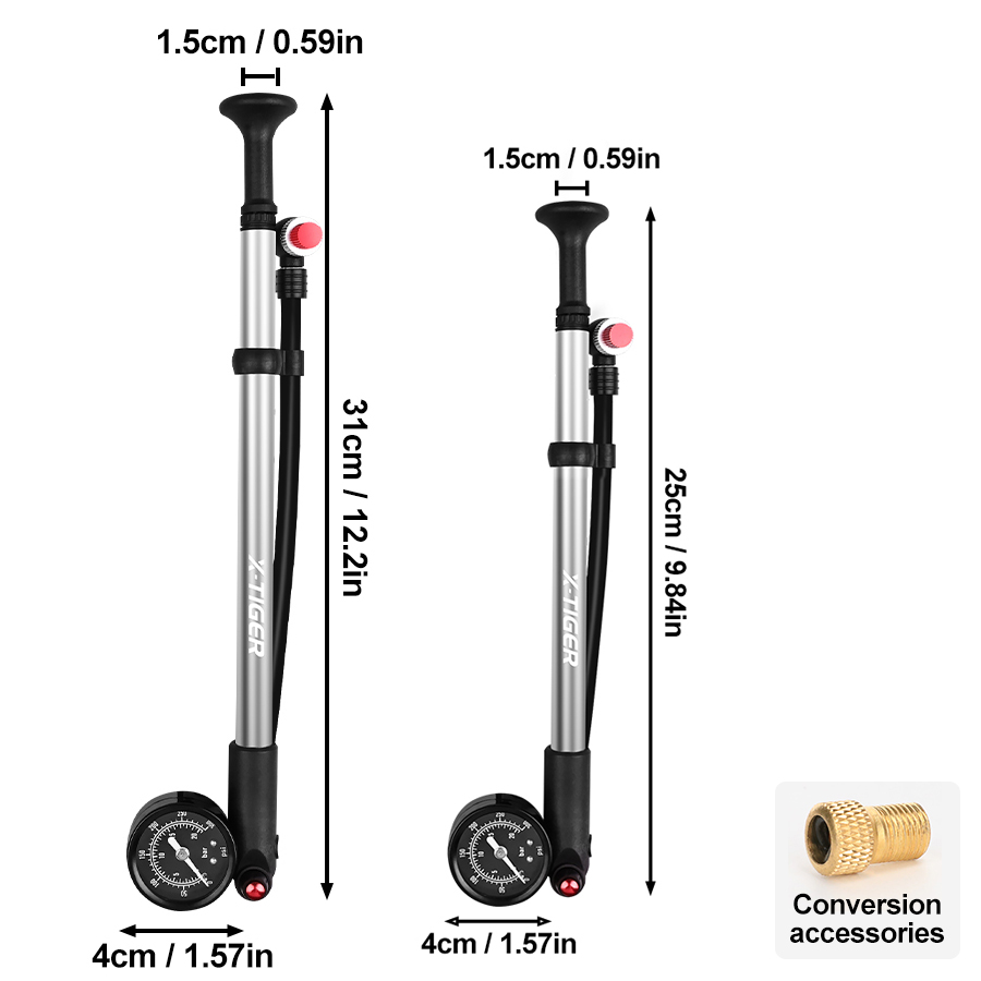 X-TIGER pompa rowerowa 300PSI  – Candle X recenzja i cena